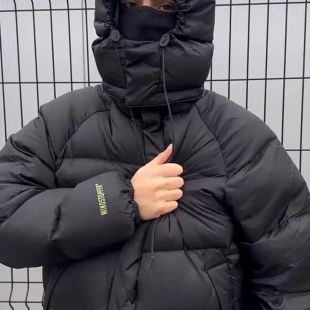 디스이즈네버댓 고어택스 구스다운 윈드스토퍼 패딩(L) 필파워750-800