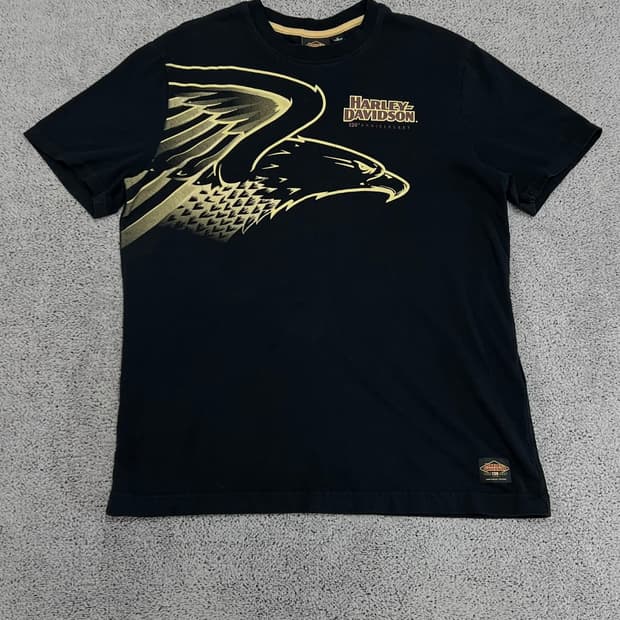 (M) 할리데이비슨 120th 기념 반팔 티