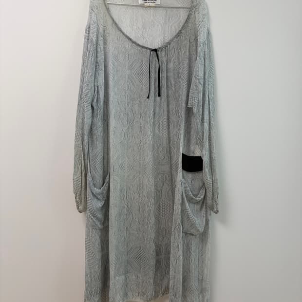 꼼데가르송 아카이브 시스루 원피스