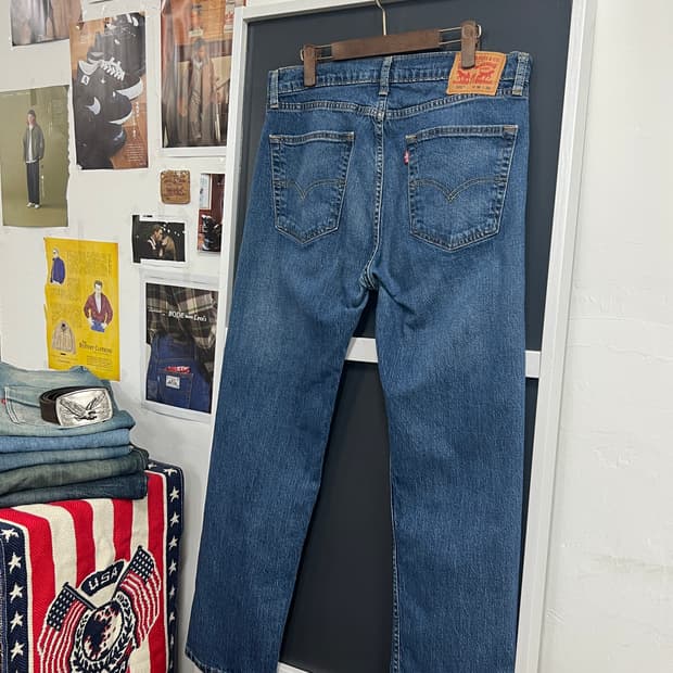Levis 리바이스 505 레귤러 스트레이트핏 데님 팬츠