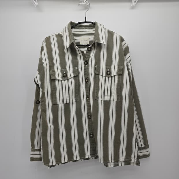 아메리칸이글 스트라이프 오버핏 셔츠 