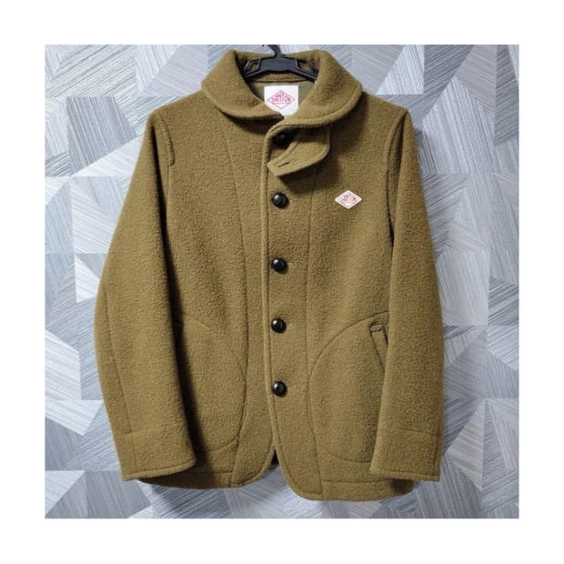 단톤 숄카라 울 자켓 코트 36 