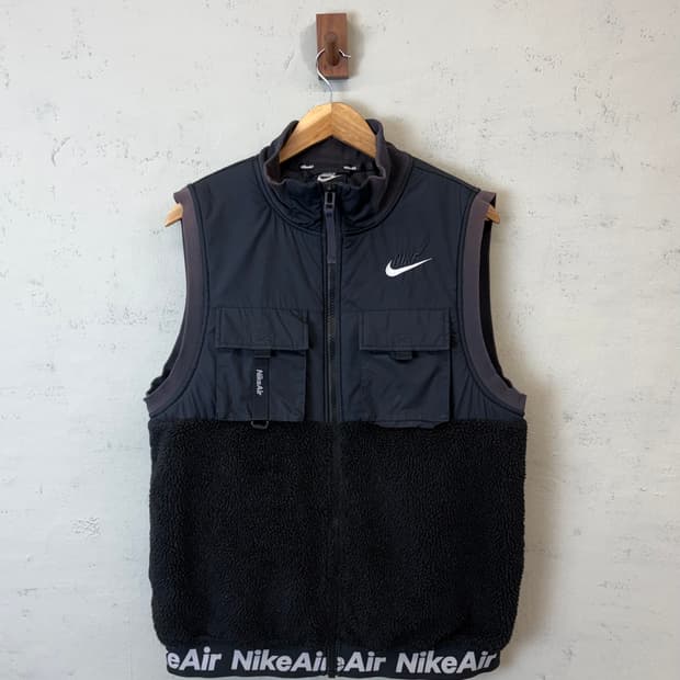 나이키 테크 유틸리티 우븐 베스트 블랙