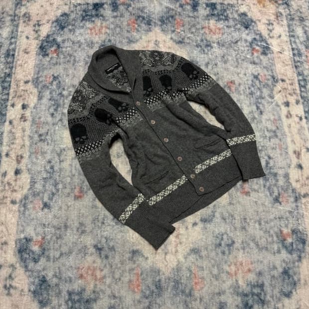 Gemma.h uomo skull cardigan