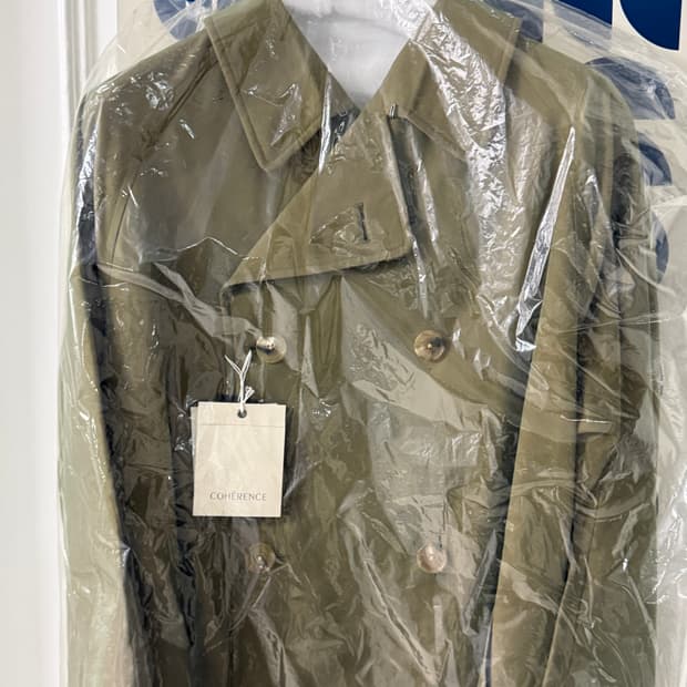 코히어런스 포우포우2 개버딘 그린 L 새상품