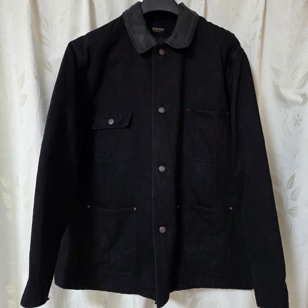 비헤비어 레더 칼라 커버올 4사이즈