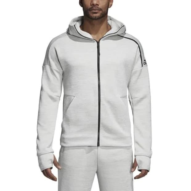 아디다스)일본판 빈티지 ZNE 그레이 트레이닝 후드집업