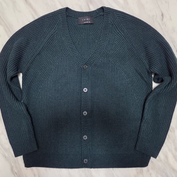 LAINE (라인) 딥그린 가디건