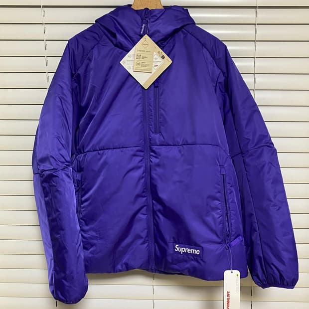 슈프림 윈드스토퍼 인슐레이티드 후드 자켓 퍼플