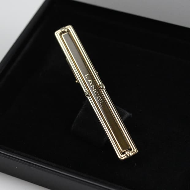 란셀 A-등급 5cm 남자 명품 넥타이핀 빈티지