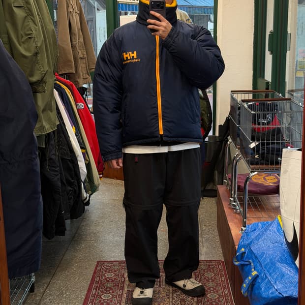 헬리한센 하이넥 리버서블 덕다운 패딩 [ 100-105 ]