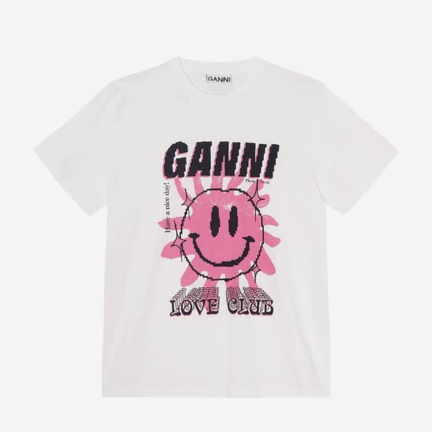Ganni 반팔티 티셔츠