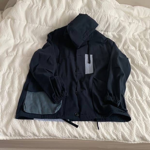 sunnect/ Patchwork Hood Parka