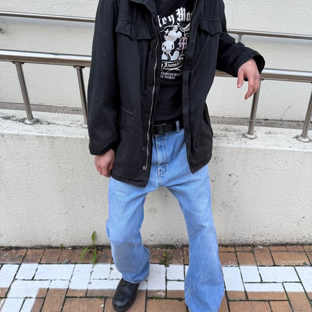 90s Agnes B. field hoodie jacket