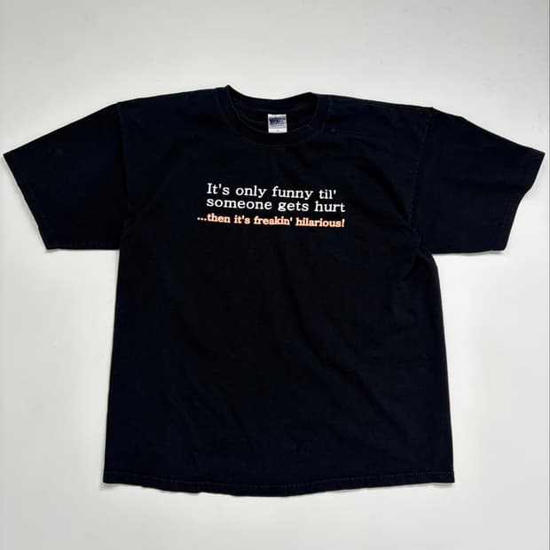 00s Funny Joke Tee (black)