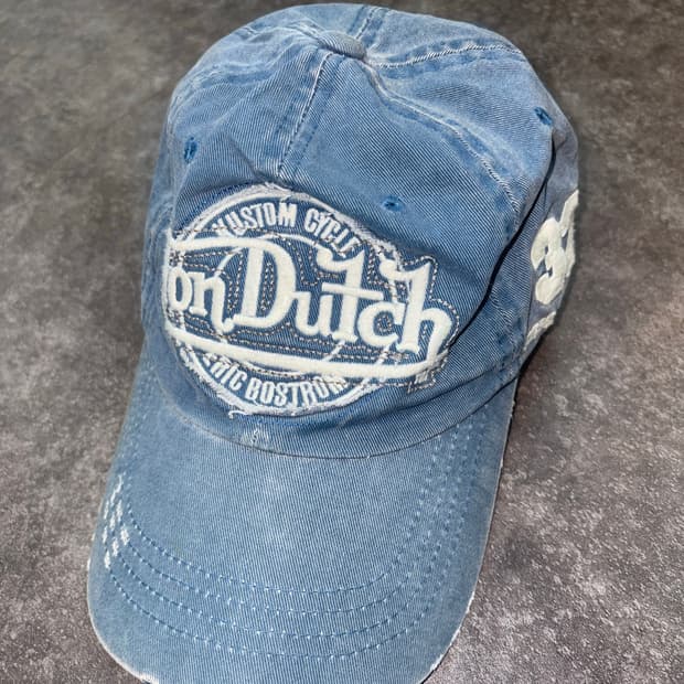 Vondutch 본더치 빈티지 데님 워싱 볼캡