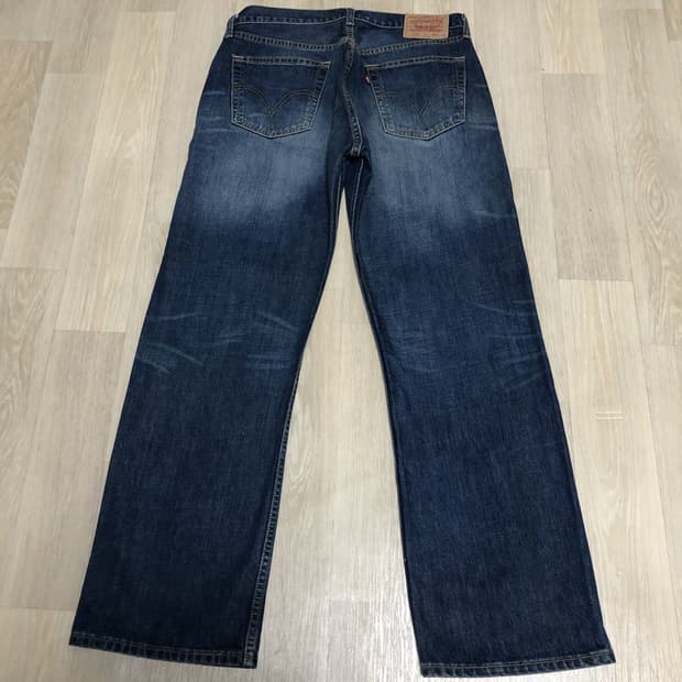 (33) 00's 리바이스 508 버튼플라이 와이드핏 워시드 데님