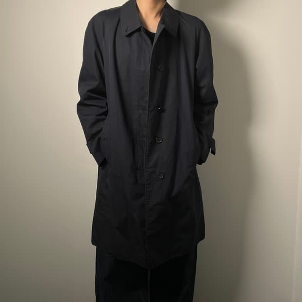 Burberrys 버버리 빈티지 네이비 트렌치 맥코트