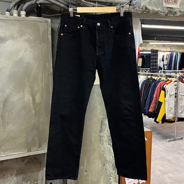 리바이스 501 흑청 W34 L30  #csz1778