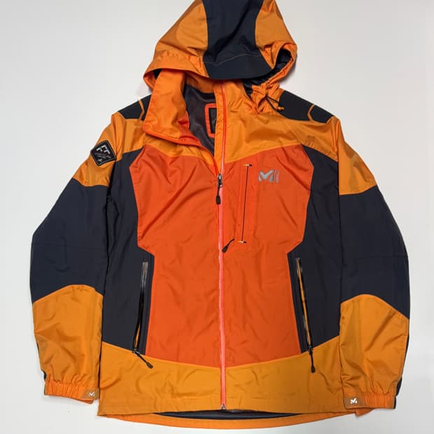 밀레 MILLET 등산 후드 바람막이 L