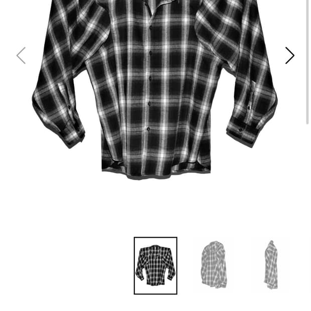 언타이틀드나인 넘버79 블랙 체크 셔츠 M사이즈