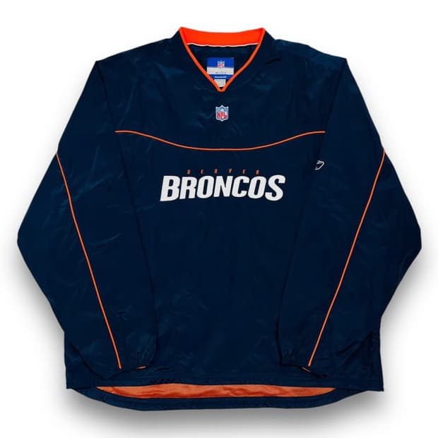 NFL x Reebok BRONCOS 올드스쿨 힙합 오버핏 웜업
