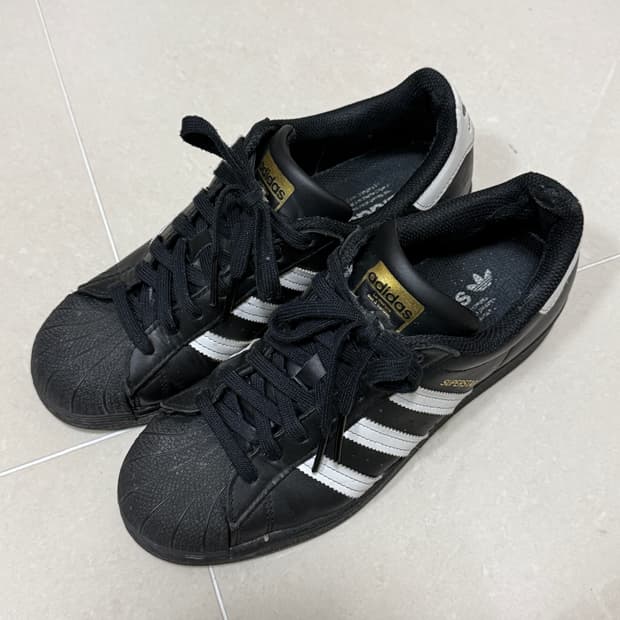 아디다스 슈퍼스타 블랙 255