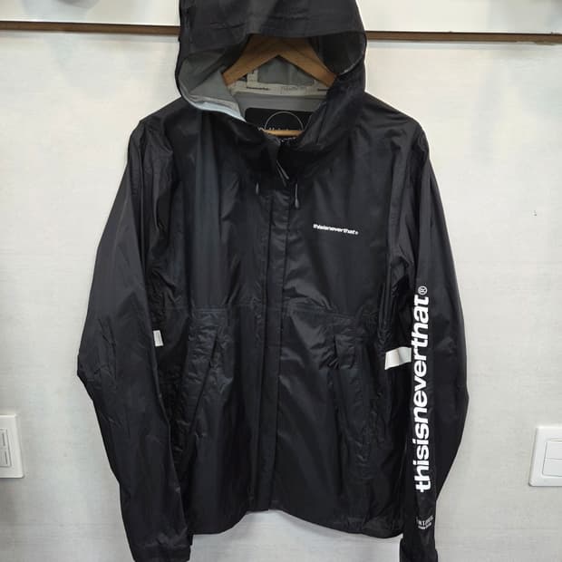 디스이즈네버댓 심실링 테이프드 바람막이 자켓 s