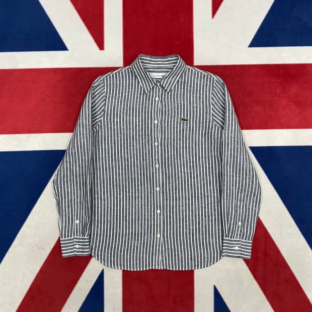 라코스테 린넨셔츠 여성90