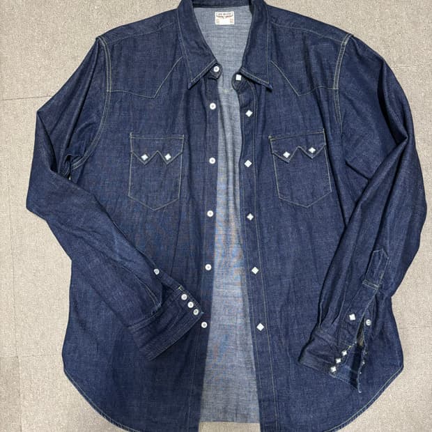 리얼맥코이 웨스턴 셔츠 XL