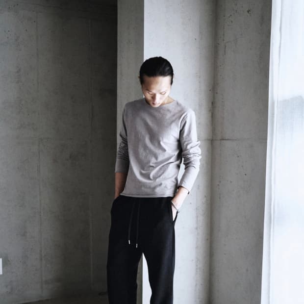 모노프리베 텍스쳐드 롤 롱슬리브 포그 3size