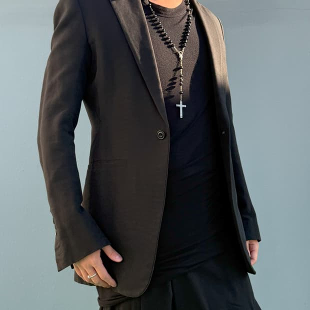 Rick Owens Single-Breasted Blazer