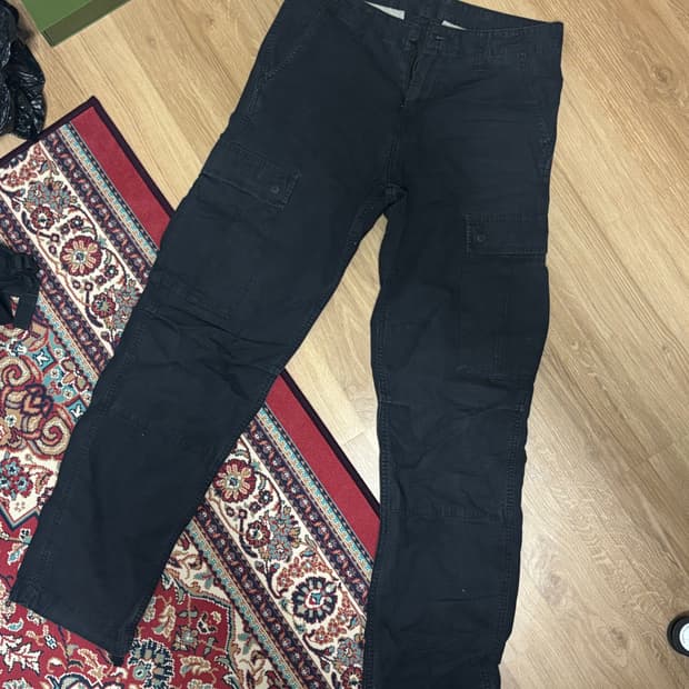 칼하트 wip 카고팬츠 콜롬비아 블랙 29