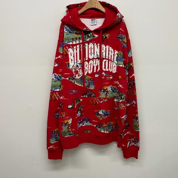 Billionaire Boys Club 하와이안 패턴 후드티