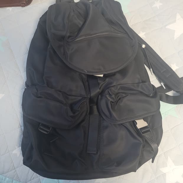 하아카이브 애프터프레이 2포켓 나일론 카고 럭색 백팩