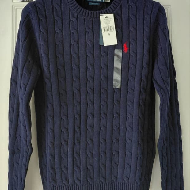 (새상품)폴로 랄프로렌 여성용 케이블 니트
