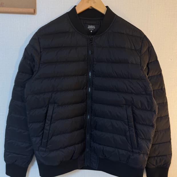 [L]무신사 스탠다드 구스다운 경량패딩 블랙