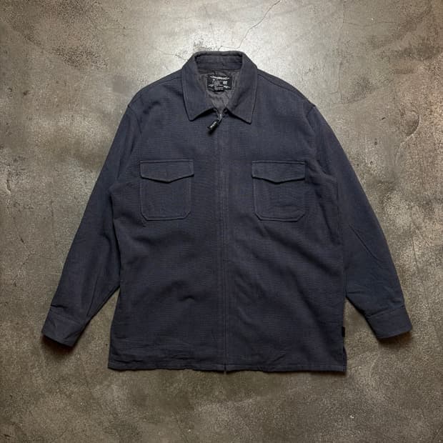 빈티지 코튼 포켓 집업 자켓