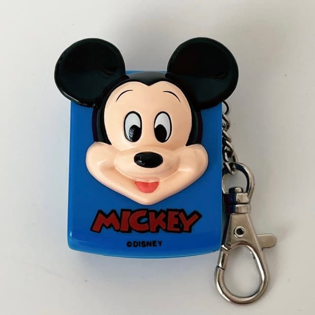 빈티지 디즈니 미키 미니 게임기 키링 키홀더