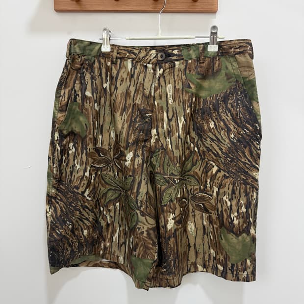 Stussy 카모 나일론 팬츠 