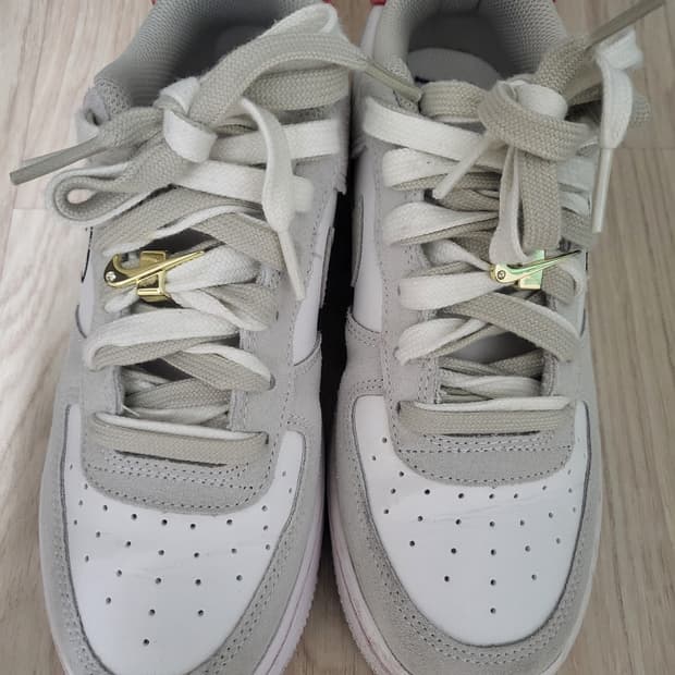 나이키 50주년기념 우먼 에어포스1 GS 5Y 235 넓은볼