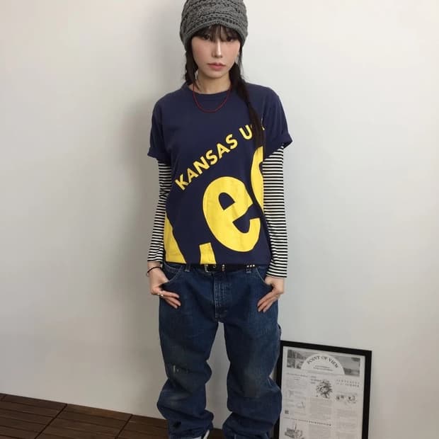 Lee Kansas USA Big Logo Tee
