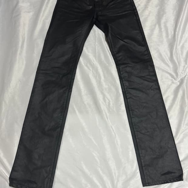 Dior homme AW2003 Luster coated jeans
