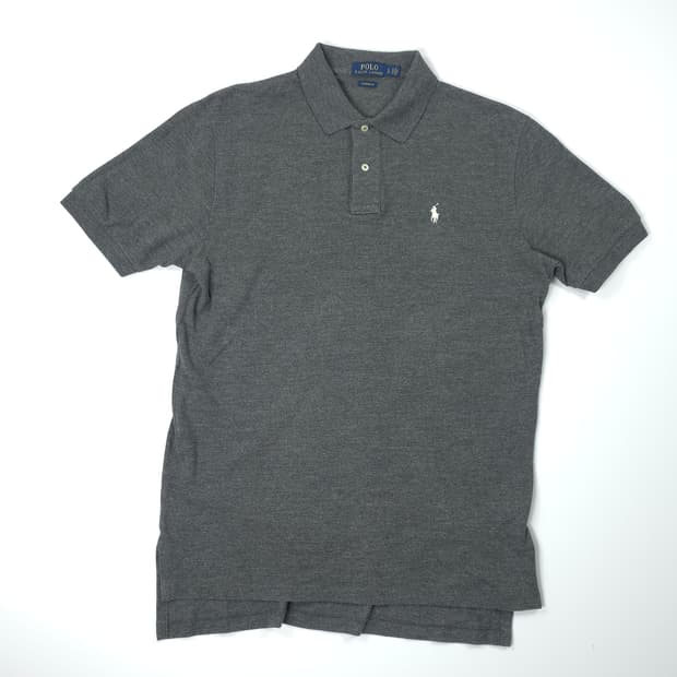 폴로 랄프로렌 클래식핏 코튼 카라반팔티 그레이 (L)