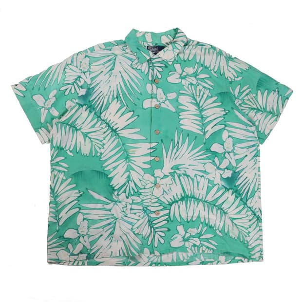 90’s USA Polo Floral Half Shirt