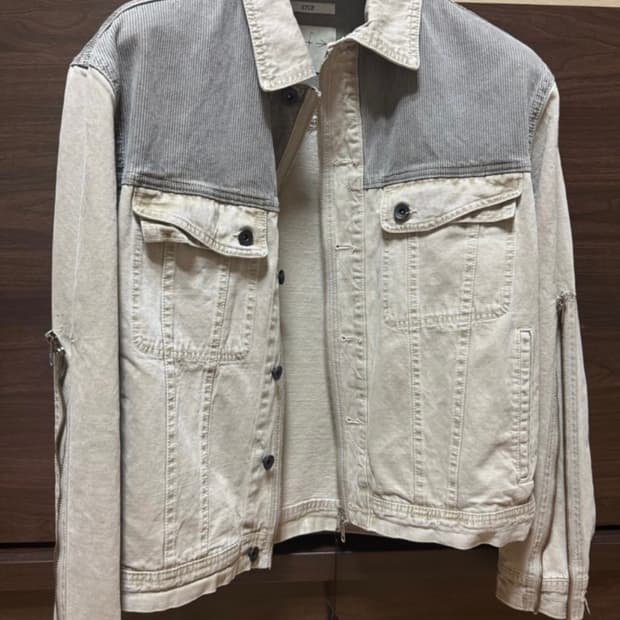 etce DYED ZIPPER TRUCKER JACKE