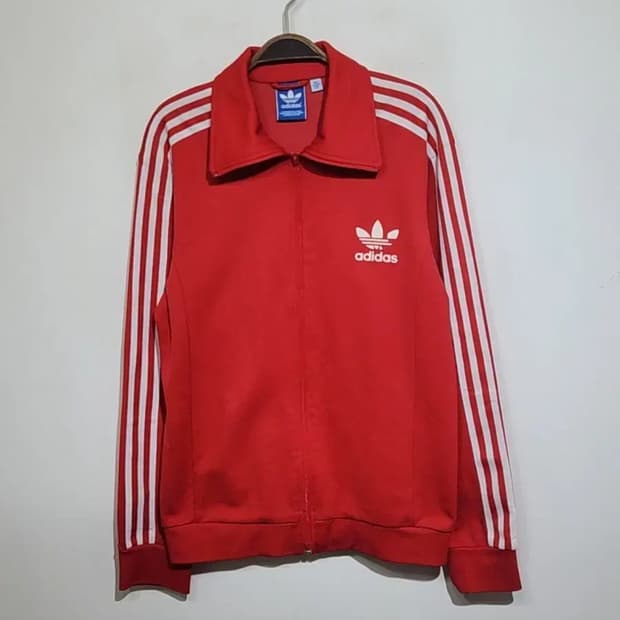 (105) 아디다스 유로파 져지 빨흰 츄리닝 트레이닝복 트랙자켓 
