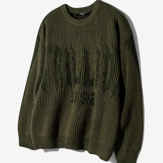 트릴리온 카키 니트M