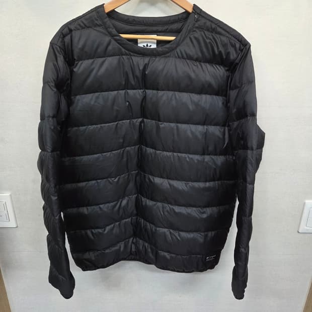 아디다스 오리지날 덕다운 웜업 맨투맨 패딩 xl