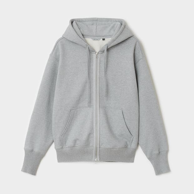 벨리에 유틸리티 후디집업 - 멜란지 그레이